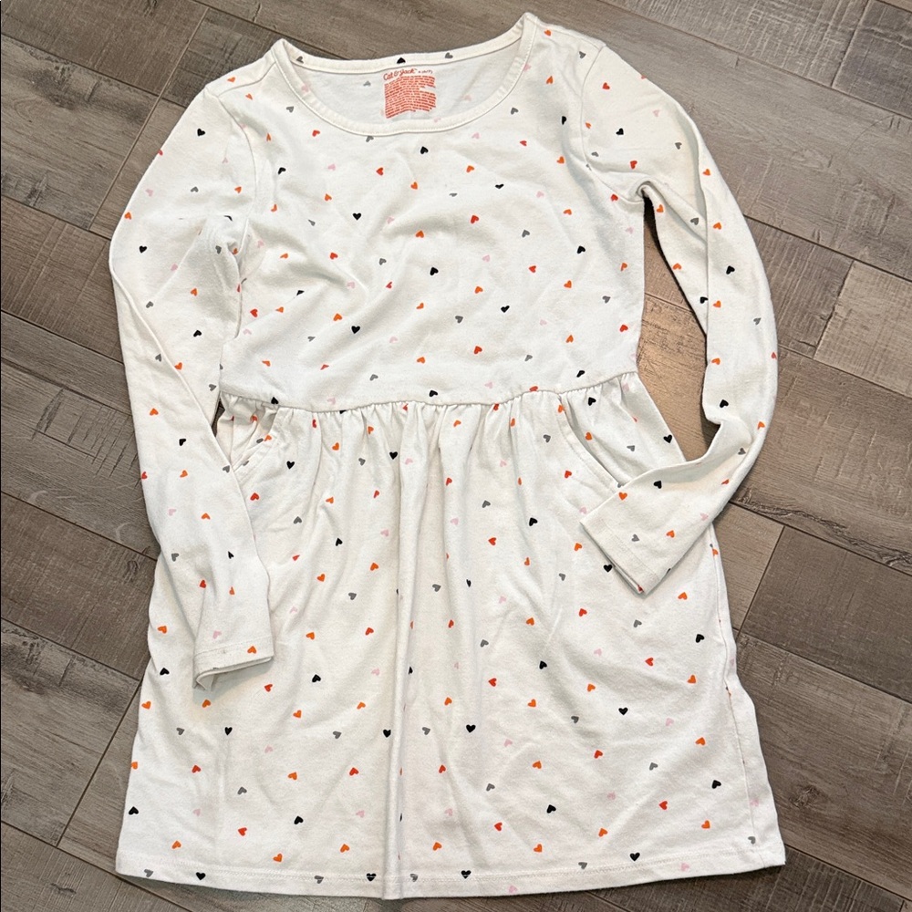Cat & Jack Kids Casual Dress Set - White, Purple, and Black - Picture 3 of 5